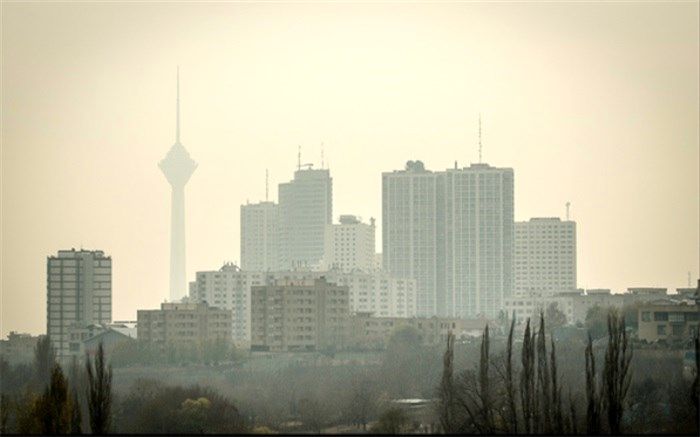 افزایش غلظت ذرات معلق شهر تهران تا پایان امشب