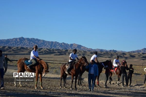 برگزاری مسابقات اسب سواری در شهرستان بیرجند