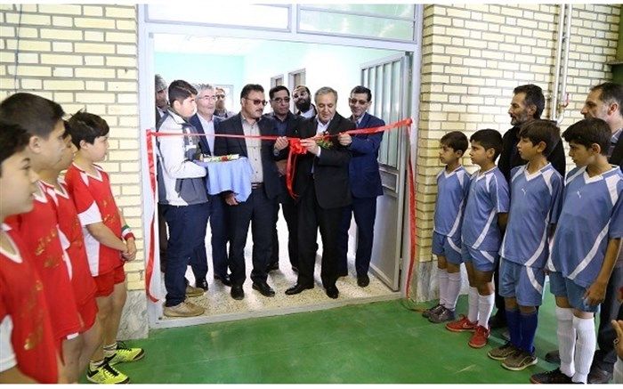 افتتاح سالن ورزشی هنرستان " استاد شهریار" ناحیه یک اردبیل