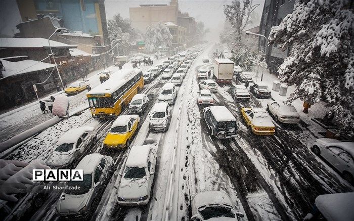 اخطاریه هواشناسی درباره بارش سنگین باران و برف