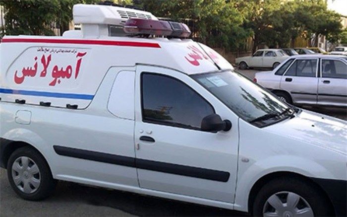 ۴۵ آمبولانس اورژانس تهران خسارت دید