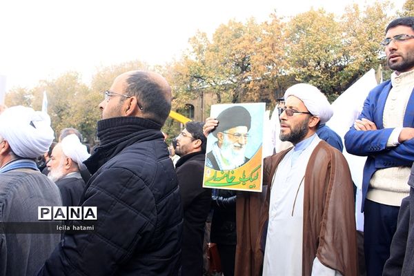 اعلام انزجار عمومی  مردم تبریز از آشوبگران