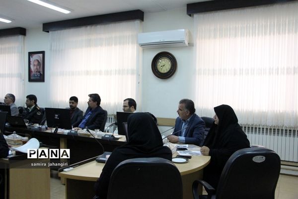 جلسه برنامه‌ریزی و هماهنگی  بیست و یکمین مانور سراسری زلزله و ایمنی درمدارس