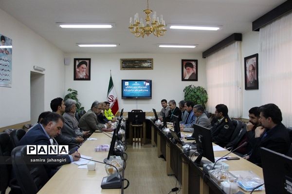 جلسه برنامه‌ریزی و هماهنگی  بیست و یکمین مانور سراسری زلزله و ایمنی درمدارس