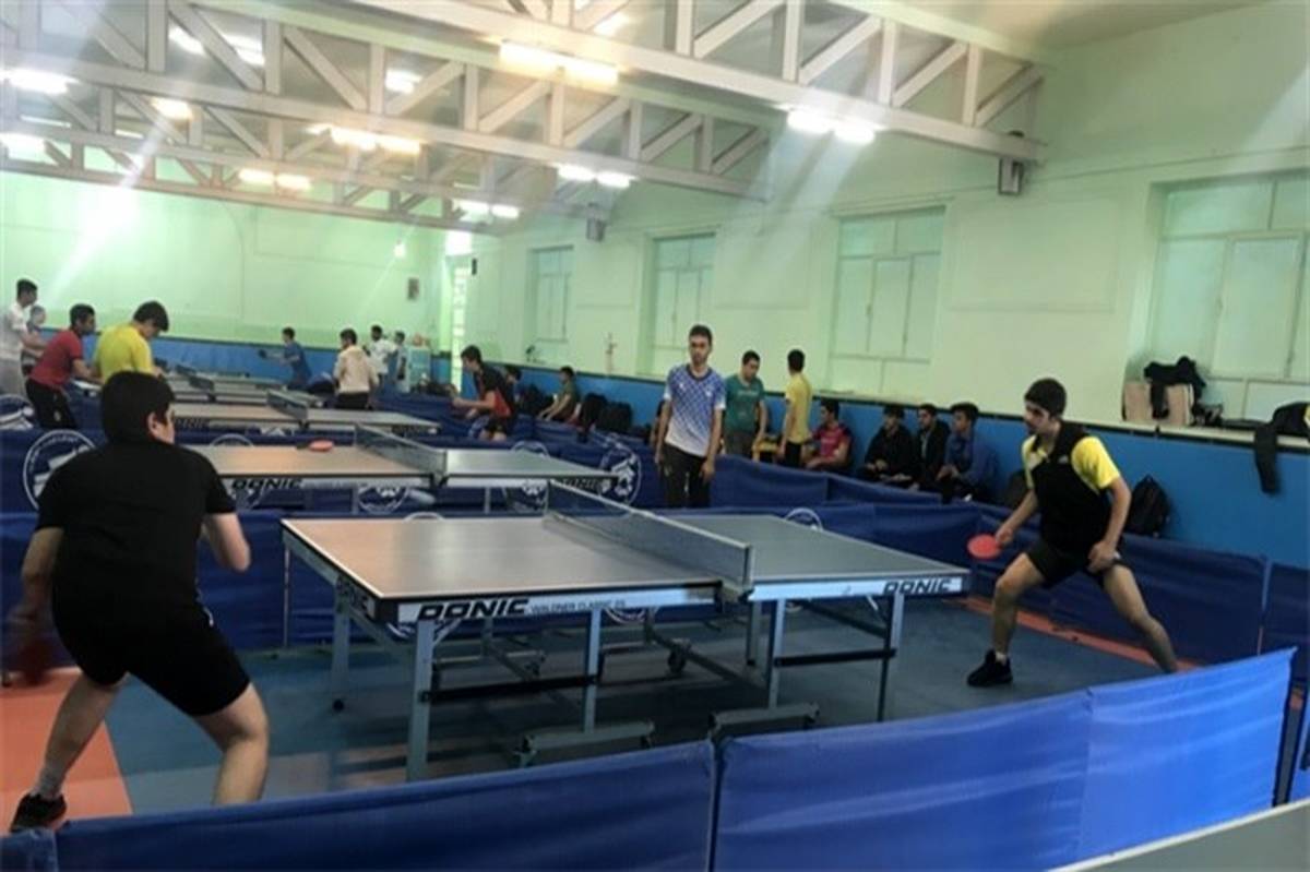 مسابقات تنیس روی میز مدارس ناحیه یک برگزار شد