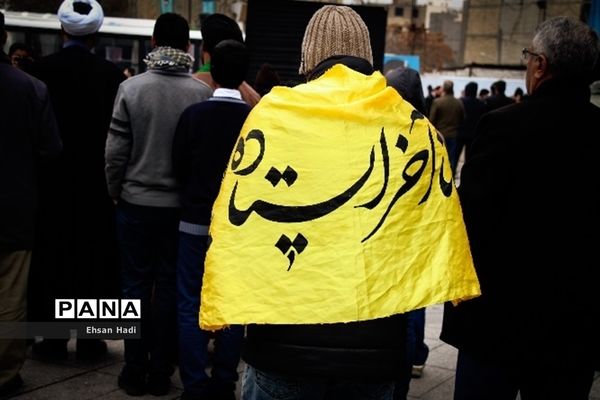 راهپیمایی مردم مشهد در محکومیت اقدامات اخیر آشوب طلبان
