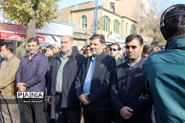 راهپیمایی مردمی اعلام انزجار مردم  ارومیه  از آشوبگران