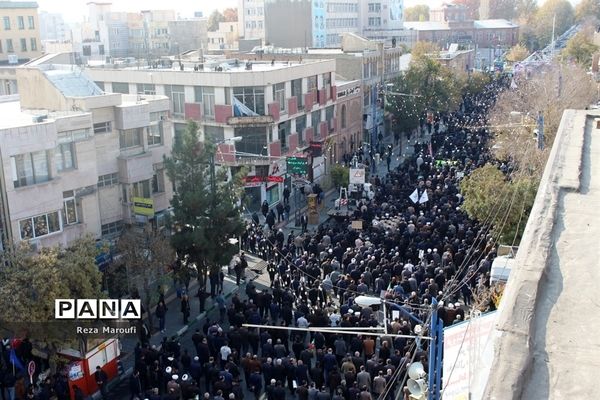 راهپیمایی مردمی اعلام انزجار مردم  ارومیه  از آشوبگران