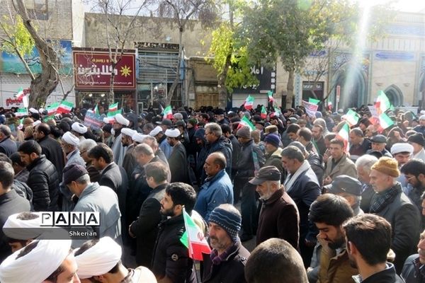 برگزاری راهپیمای اقتدار و امنیت در بجنورد