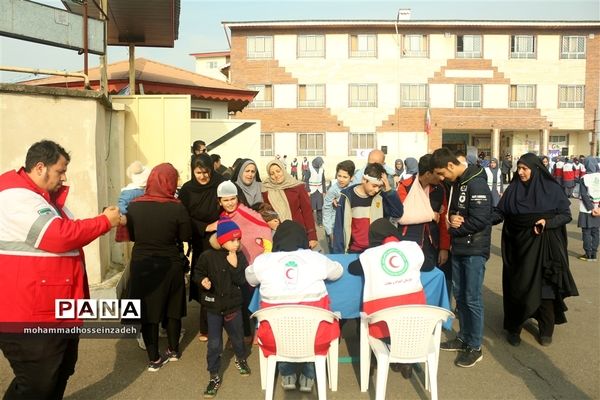 برگزاری مانور سراسری زلزله و ایمنی در مدارس گیلان