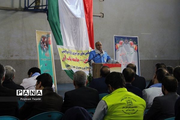 بیست و یکمین مانور سراسری زلزله در دبیرستان راه زینب سمنان