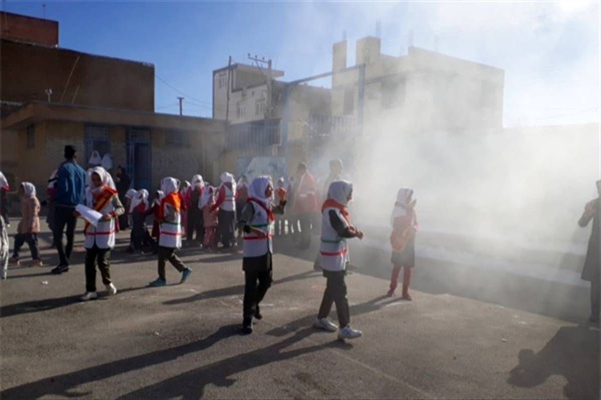 مانور زلزله دبستان فروغ را لرزاند