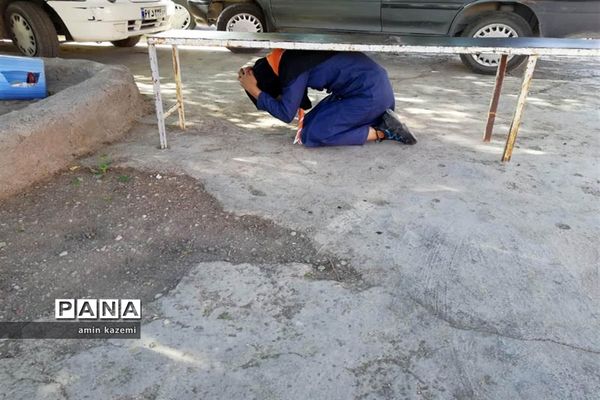 برگزاری مانور زلزله در داراب