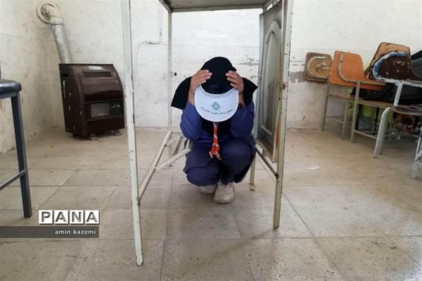 برگزاری مانور زلزله در داراب