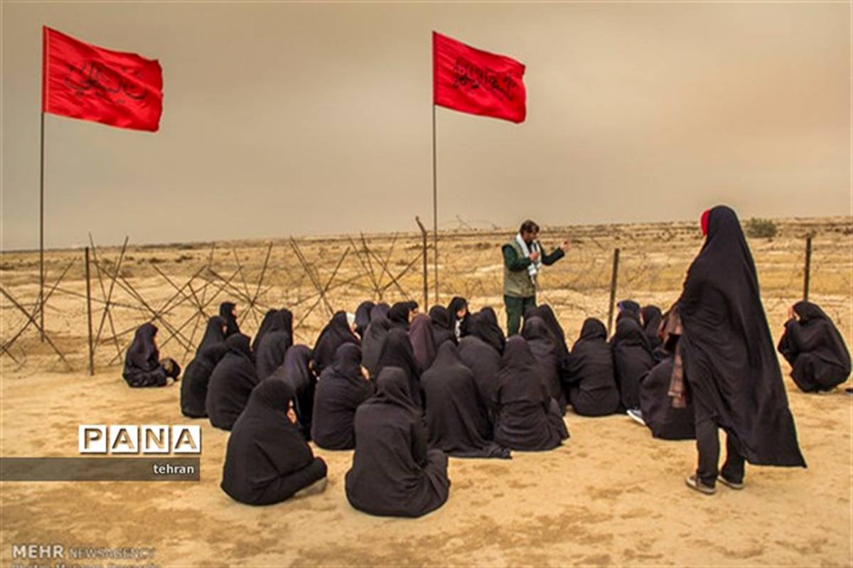 اعزام اولین گروه اردوی راهیان نور دانش آموزان دختر منطقه 11 