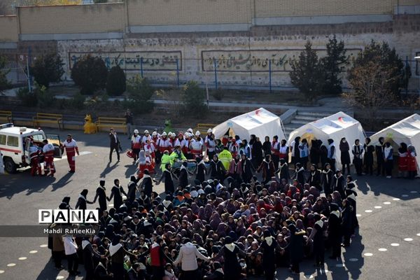 بیست و یکمین مانور زلزله و ایمنی در تبریز-2