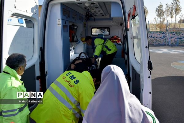 بیست و یکمین مانور زلزله و ایمنی در تبریز-2