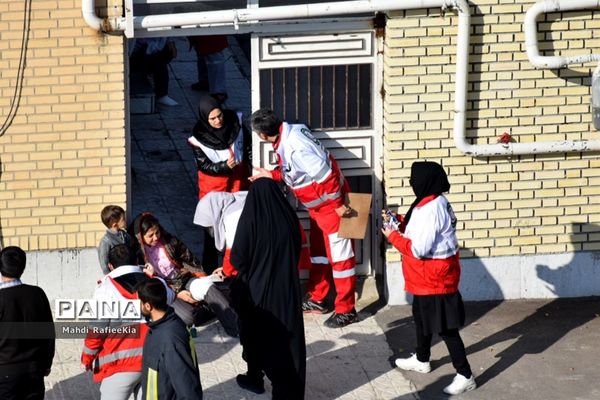 بیست و یکمین مانور زلزله و ایمنی در تبریز-2
