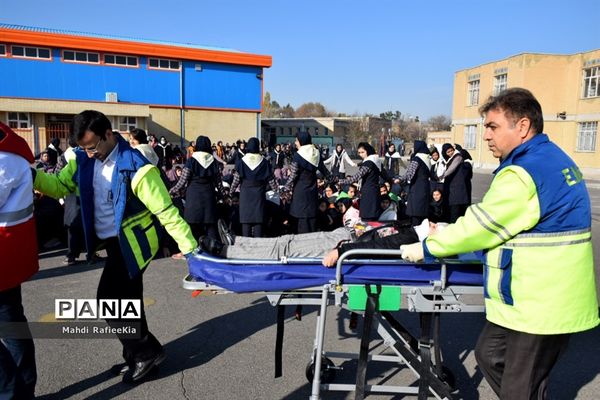بیست و یکمین مانور زلزله و ایمنی در تبریز-2