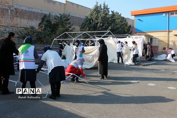 بیست و یکمین مانور زلزله و ایمنی در تبریز-2