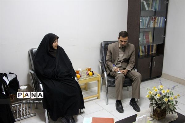 دیدار صمیمی مدیرسازمان دانش آموزی استان با  مسئول سازمان بسیج دانش آموزی