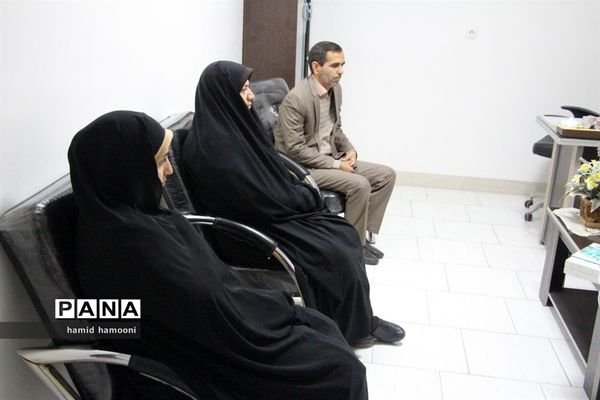 دیدار صمیمی مدیرسازمان دانش آموزی استان با  مسئول سازمان بسیج دانش آموزی