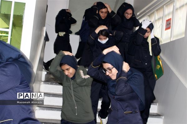 مراسم متمرکز استانی بیست و یکمین مانور زلزله و ایمنی در مدارس