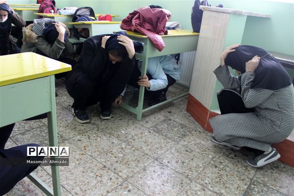 مراسم متمرکز استانی بیست و یکمین مانور زلزله و ایمنی در مدارس