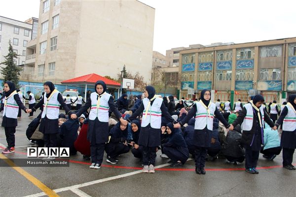 مراسم متمرکز استانی بیست و یکمین مانور زلزله و ایمنی در مدارس