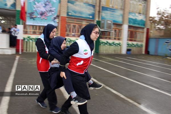 مراسم متمرکز استانی بیست و یکمین مانور زلزله و ایمنی در مدارس