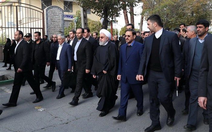 آیین یادبود مرحومه «صدیقه فریدون» با حضور روحانی برگزار شد +عکس