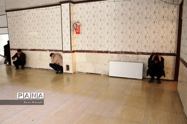 پیش مانور سراسری زلزله در ارومیه