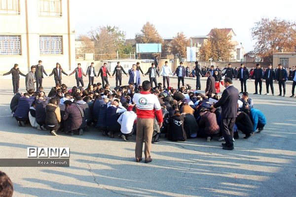 پیش مانور سراسری زلزله در ارومیه