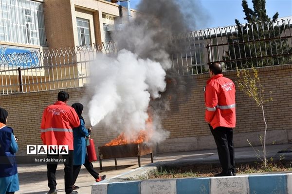 بیست و یکمین مانور سراسری زلزله در بهاباد