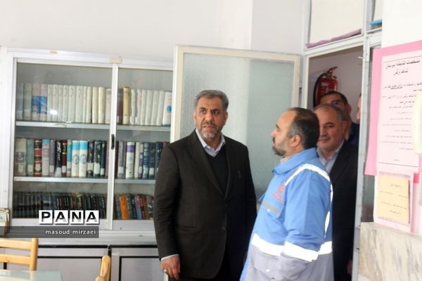 زنگ ایمنی و زلزله در مدرسه دخترانه نرگس شاهد قزوین