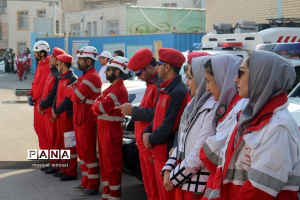 زنگ ایمنی و زلزله در مدرسه دخترانه نرگس شاهد قزوین