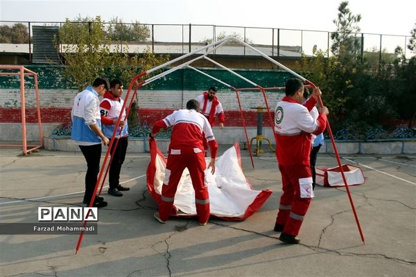 بیست و یکمین مانور سراسری زلزله و ایمنی در چهاردانگه