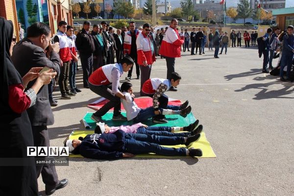 برگزاری مانور زلزله و ایمنی در مدارس استان کهگیلویه و بویراحمد