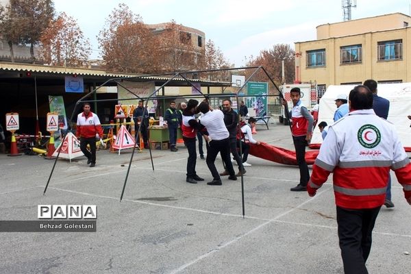 بیست و یکمین مانور سراسری زلزله در ارومیه