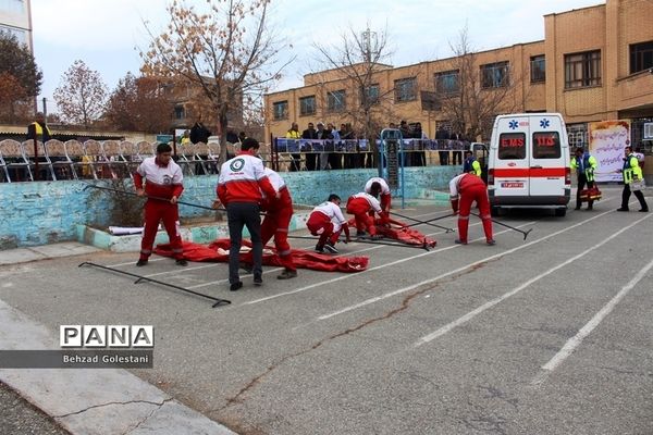 بیست و یکمین مانور سراسری زلزله در ارومیه