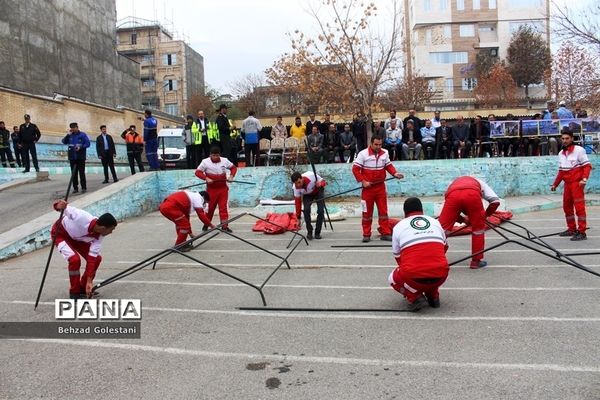 بیست و یکمین مانور سراسری زلزله در ارومیه