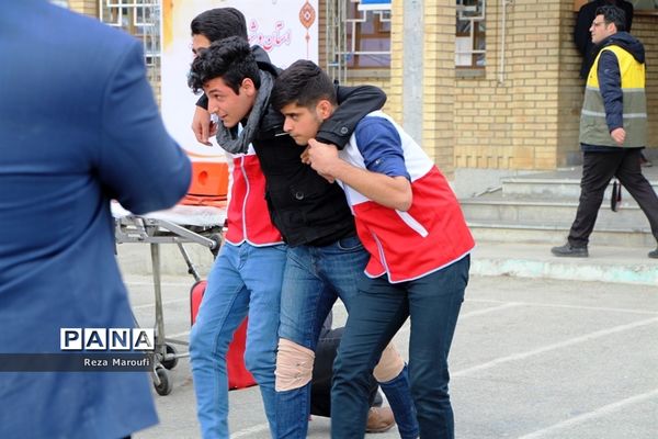 بیست و یکمین مانور سراسری زلزله در ارومیه