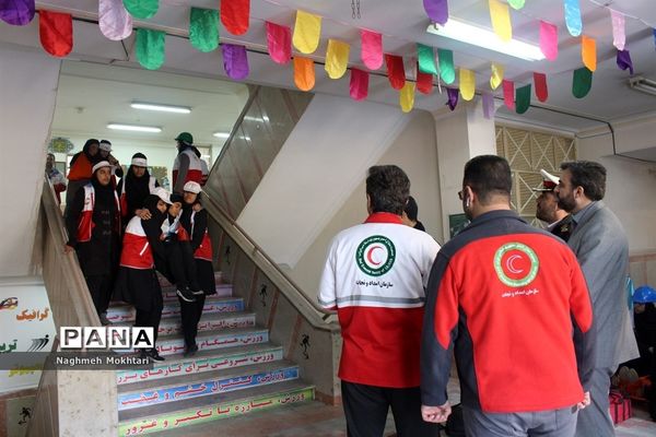 بیست و یکمین مانور سراسری زلزله درشهرستان ورامین