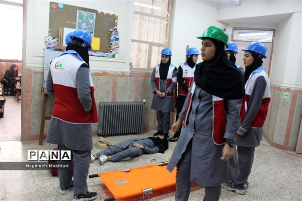 بیست و یکمین مانور سراسری زلزله درشهرستان ورامین