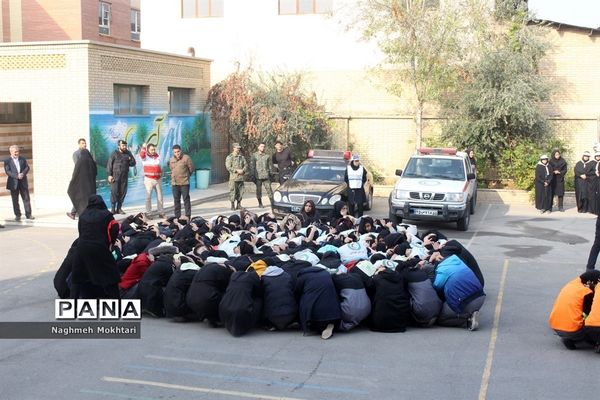 بیست و یکمین مانور سراسری زلزله درشهرستان ورامین