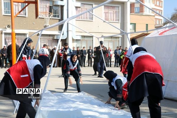 برگزاری مانور سراسری زلزله در مدارس استان همدان