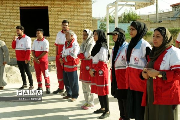 بیست ویکمین مانور سراسری زلزله در شهرستان امیدیه