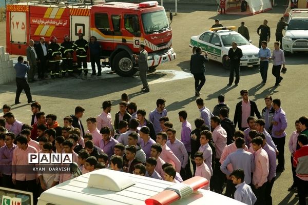 بیست ویکمین مانور سراسری زلزله در شهرستان امیدیه