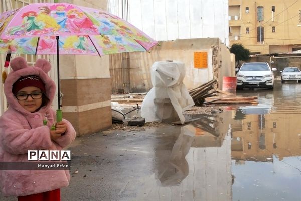 بارندگی شدید امروز در بوشهر