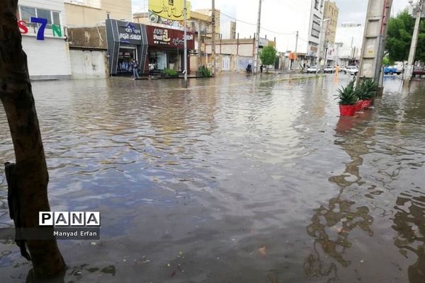 بارندگی شدید امروز در بوشهر